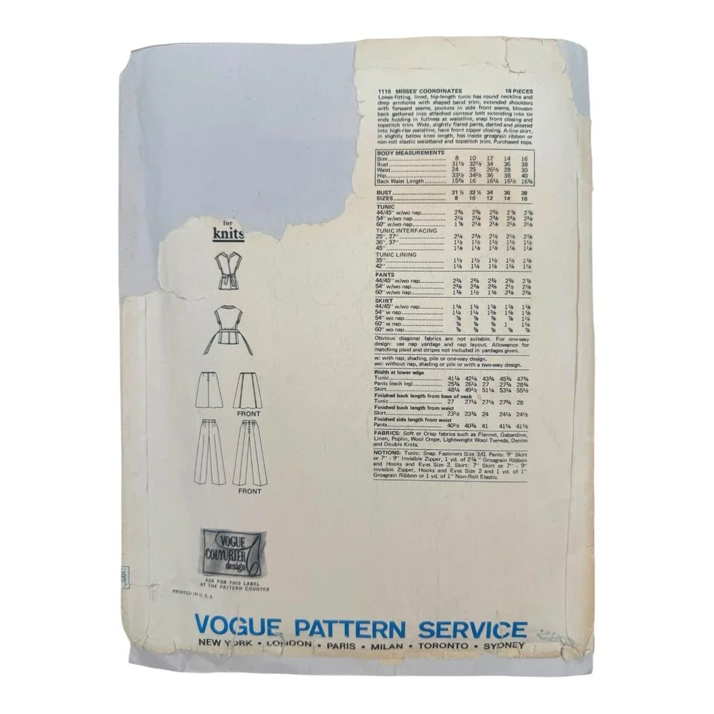 Vogue Couturier by Butterick all items